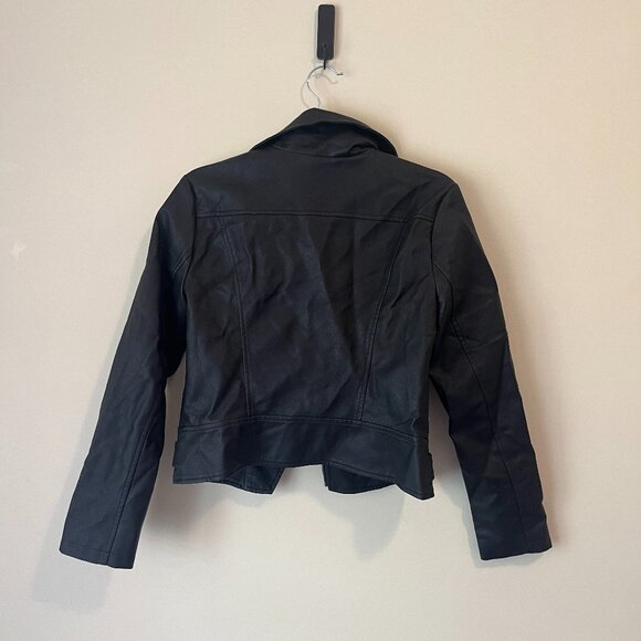 Dynamite Faux Leather Black Jacket - Picture 3 of 5